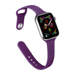 xDfind 작은 허리 역방향 버클 실리콘 시계 밴드, Apple Watch 38 / 40 / 41 / S11 42mm용