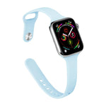 xDfind 작은 허리 역방향 버클 실리콘 시계 밴드, Apple Watch 38 / 40 / 41 / S11 42mm용