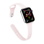 xDfind 작은 허리 역방향 버클 실리콘 시계 밴드, Apple Watch 38 / 40 / 41 / S11 42mm용