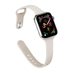 xDfind 작은 허리 역방향 버클 실리콘 시계 밴드, Apple Watch 38 / 40 / 41 / S11 42mm용