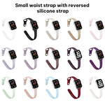 xDfind 작은 허리 역방향 버클 실리콘 시계 밴드, Apple Watch 38 / 40 / 41 / S11 42mm용