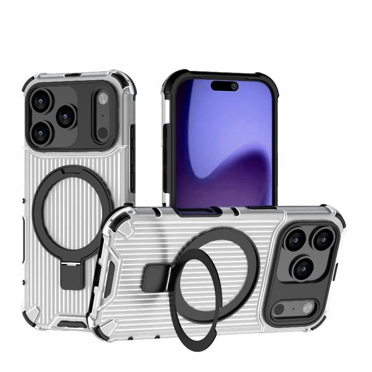 Grating Holder Shockproof Phone Case, For iPhone 18 Pro / 17 Pro, For iPhone 18 Pro Max / 17 Pro Max, For iPhone 17, For iPhone Air