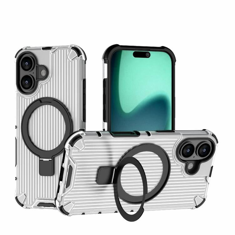 Grating Holder Shockproof Phone Case, For iPhone 18 Pro / 17 Pro, For iPhone 18 Pro Max / 17 Pro Max, For iPhone 17, For iPhone Air