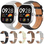 xDfind Rose Gold Buckle Black Shark Fine Grain Vegan Leather Watch Band, For Xiaomi Band 10 Pro / 9 Pro / Redmi Watch 6, For Redmi Watch 3 Active / Watch 3 Lite, For Redmi Watch 3