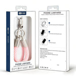 XDcase 분실 방지 휴대폰 손목 스트랩 메탈 버클 및 가스켓 포함, 길이: 10.6cm