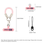 XDcase 분실 방지 휴대폰 손목 스트랩 메탈 버클 및 가스켓 포함, 길이: 10.6cm