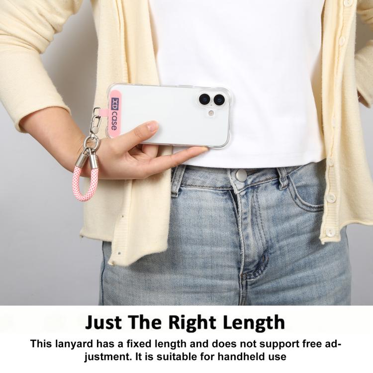 XDcase 분실 방지 휴대폰 손목 스트랩 메탈 버클 및 가스켓 포함, 길이: 10.6cm