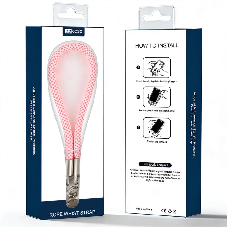 XDcase 분실 방지 휴대폰 손목 스트랩 메탈 버클 및 가스켓 포함, 길이: 18.9cm