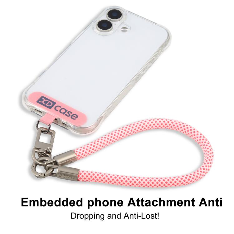 XDcase 분실 방지 휴대폰 손목 스트랩 메탈 버클 및 가스켓 포함, 길이: 18.9cm