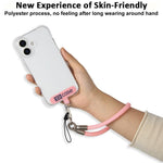 XDcase 분실 방지 휴대폰 손목 스트랩 메탈 버클 및 가스켓 포함, 길이: 18.9cm
