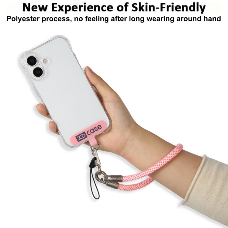 XDcase 분실 방지 휴대폰 손목 스트랩 메탈 버클 및 가스켓 포함, 길이: 18.9cm
