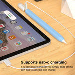 XDcase 젤리 분리형 캡 실리콘 스타일러스 펜 슬리브, Apple Pencil USB-C / 3용