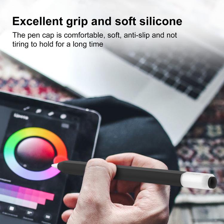 XDcase 젤리 분리형 캡 실리콘 스타일러스 펜 슬리브, Apple Pencil USB-C / 3용