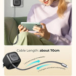 Havit UC252 65W 3 in 1 GaN Travel Charger with Type-C Retractable Cable, UC252(EU Plug), UC252(US Plug)