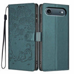 나무 고양이 엠보스드 플립 비건 가죽 폰 케이스, iPhone 17e / 16e용, iPhone 17 Pro Max용, iPhone 17 Pro용, iPhone 17용, iPhone Air용, iPhone 16 Pro Max용