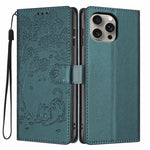 나무 고양이 엠보스드 플립 비건 가죽 폰 케이스, iPhone 16 Pro용, iPhone 16 Plus용, iPhone 16용, iPhone 15 Pro Max용, iPhone 15 Pro용, iPhone 15 Plus용