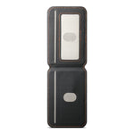 ESEBLE S3 컬러 블록 인조 가죽 텍스처 자석 RFID 휴대폰 카드 슬롯 홀더