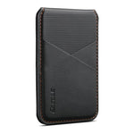 ESEBLE S3 컬러 블록 인조 가죽 텍스처 자석 RFID 휴대폰 카드 슬롯 홀더