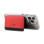 ESEBLE Adhesive Style Color Blocked Folding Mobile Phone Card Slots Holder