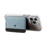 ESEBLE Adhesive Style Color Blocked Folding Mobile Phone Card Slots Holder