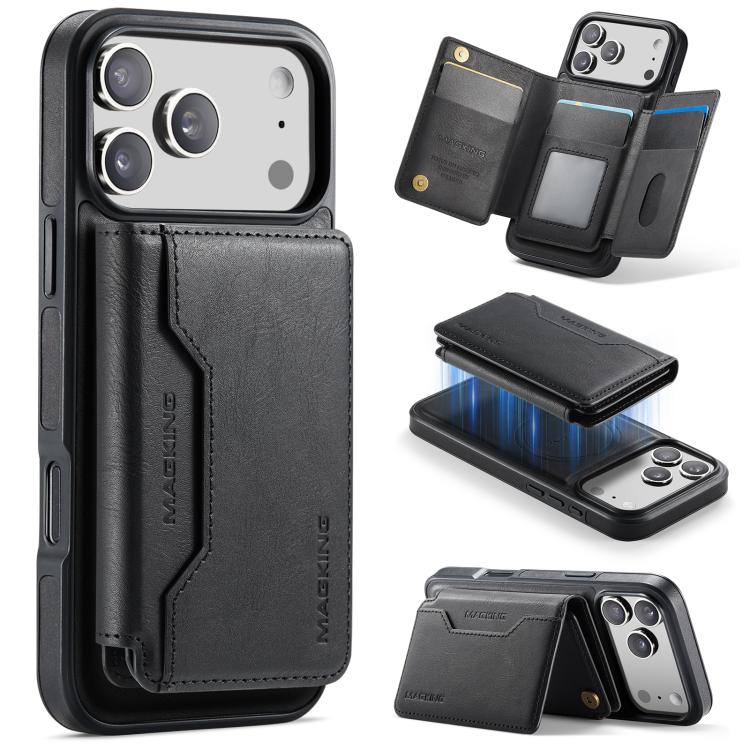 MAGKING K3 시리즈 MagSafe RFID K3 Pro 카드 가방 분리형 폰 케이스, iPhone 17 Pro Max용, iPhone 17 Pro용, iPhone Air용