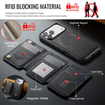 MAGKING K3 시리즈 MagSafe RFID K3 Pro 카드 가방 분리형 폰 케이스, iPhone 17 Pro Max용, iPhone 17 Pro용, iPhone Air용