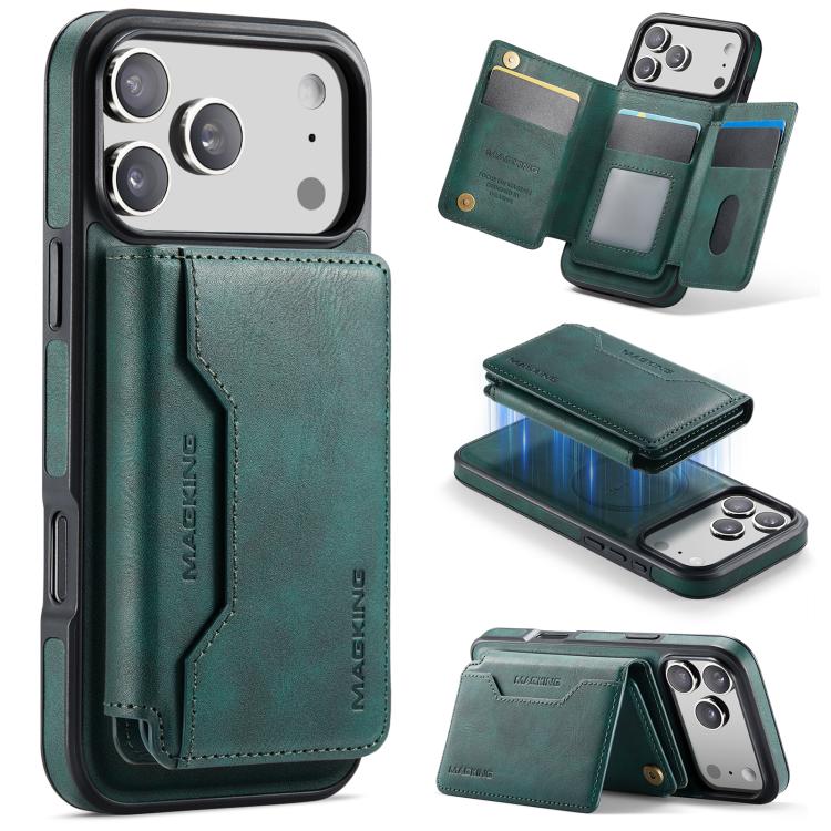 MAGKING K3 시리즈 MagSafe RFID K3 Pro 카드 가방 분리형 폰 케이스, iPhone 17 Pro Max용, iPhone 17 Pro용, iPhone Air용