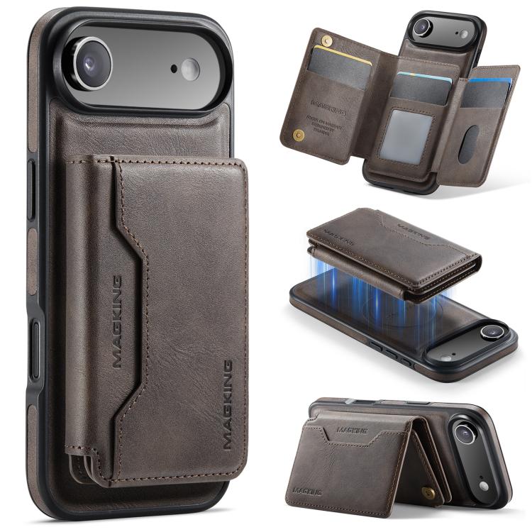MAGKING K3 시리즈 MagSafe RFID K3 Pro 카드 가방 분리형 폰 케이스, iPhone 17 Pro Max용, iPhone 17 Pro용, iPhone Air용