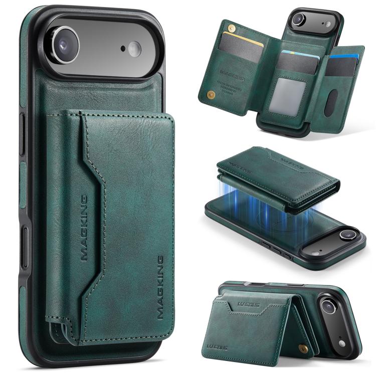 MAGKING K3 시리즈 MagSafe RFID K3 Pro 카드 가방 분리형 폰 케이스, iPhone 17 Pro Max용, iPhone 17 Pro용, iPhone Air용