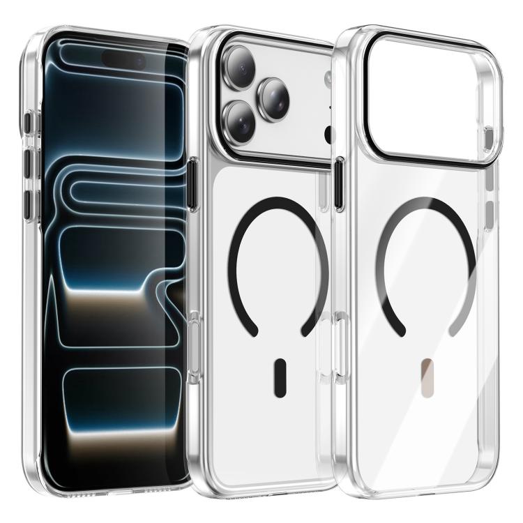 Kemeng 클리어 PC 자석 폰 케이스, iPhone 17 Pro Max용, iPhone 17 Pro용