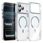 Kemeng 클리어 PC 자석 폰 케이스, iPhone 17 Pro Max용, iPhone 17 Pro용
