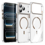 Kemeng 클리어 PC 자석 폰 케이스, iPhone 17 Pro Max용, iPhone 17 Pro용
