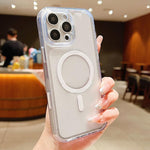 서리 낀 PC 하이브리드 TPU 자석 폰 케이스 AI 센싱 키 포함, iPhone 17 Pro Max용, iPhone 17 Pro용, iPhone 17용, iPhone Air용, iPhone 16 Pro Max용, iPhone 16 Pro용, iPhone 16용
