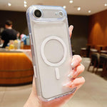 서리 낀 PC 하이브리드 TPU 자석 폰 케이스 AI 센싱 키 포함, iPhone 17 Pro Max용, iPhone 17 Pro용, iPhone 17용, iPhone Air용, iPhone 16 Pro Max용, iPhone 16 Pro용, iPhone 16용