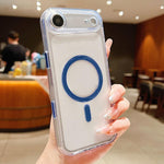 서리 낀 PC 하이브리드 TPU 자석 폰 케이스 AI 센싱 키 포함, iPhone 17 Pro Max용, iPhone 17 Pro용, iPhone 17용, iPhone Air용, iPhone 16 Pro Max용, iPhone 16 Pro용, iPhone 16용