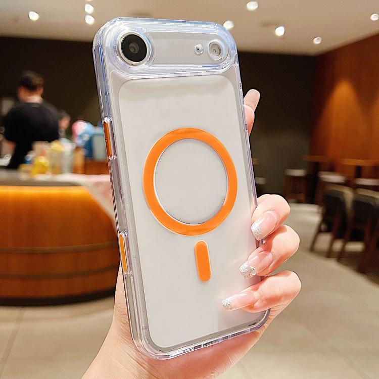 서리 낀 PC 하이브리드 TPU 자석 폰 케이스 AI 센싱 키 포함, iPhone 17 Pro Max용, iPhone 17 Pro용, iPhone 17용, iPhone Air용, iPhone 16 Pro Max용, iPhone 16 Pro용, iPhone 16용