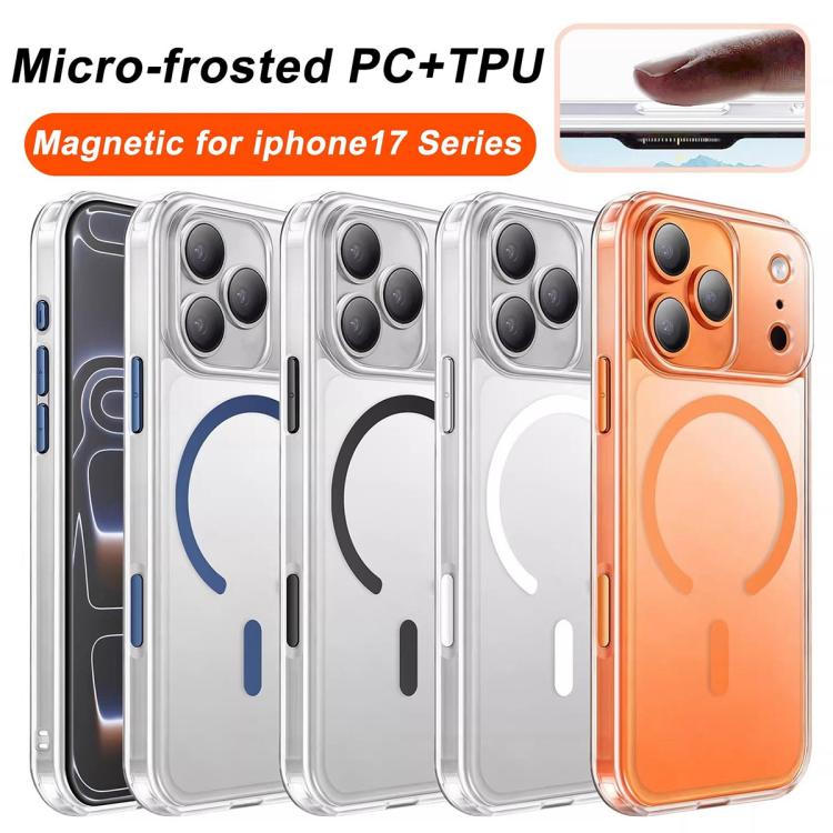 서리 낀 PC 하이브리드 TPU 자석 폰 케이스 AI 센싱 키 포함, iPhone 17 Pro Max용, iPhone 17 Pro용, iPhone 17용, iPhone Air용, iPhone 16 Pro Max용, iPhone 16 Pro용, iPhone 16용