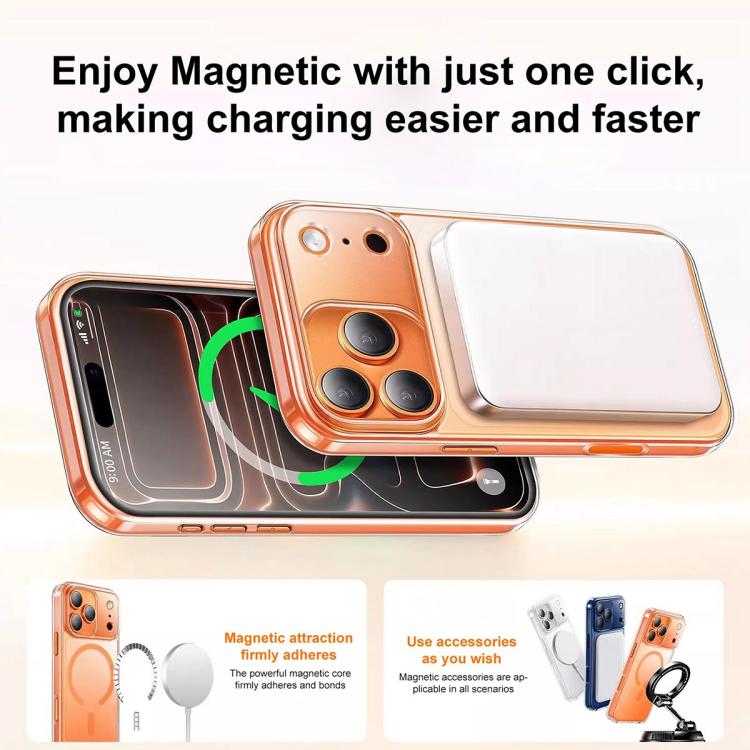 서리 낀 PC 하이브리드 TPU 자석 폰 케이스 AI 센싱 키 포함, iPhone 17 Pro Max용, iPhone 17 Pro용, iPhone 17용, iPhone Air용, iPhone 16 Pro Max용, iPhone 16 Pro용, iPhone 16용