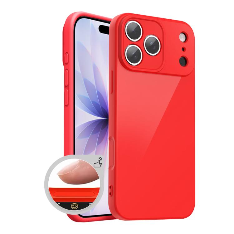 XDcase AI 버튼 통합 풀 커버 모조 실리콘 휴대폰 케이스, 아이폰 17 프로 맥스용, 아이폰 17 프로용