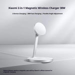Original Xiaomi 30W 2 in 1 Magnetic Wireless Charger for Mobile Phones and Earphones