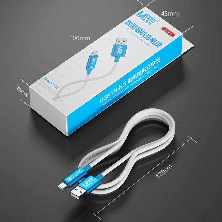 MaAnt Y-15 USB to Type-C 충전 복원 데이터 전송 케이블 iPhone / iPad용, MaAnt Y-15