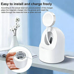 xDfind 애플 워치 스마트 워치 실리콘 충전 홀더 및 USB 충전기 세트, 실리콘+USB (화이트), 실리콘+USB (블랙)