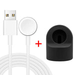xDfind 애플 워치 스마트 워치 실리콘 충전 홀더 및 USB 충전기 세트, 실리콘+USB (화이트), 실리콘+USB (블랙)