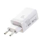 JOYROOM JR-TG10 65W GaN 듀얼 Type-C, USB 3포트 충전기 Type-C to Type-C 케이블 포함, EU 플러그, UK 플러그