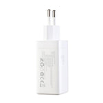 JOYROOM JR-TG10 65W GaN 듀얼 Type-C, USB 3포트 충전기 Type-C to Type-C 케이블 포함, EU 플러그, UK 플러그