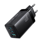 JOYROOM JR-TG10 65W GaN 듀얼 Type-C, USB 3포트 충전기 Type-C to Type-C 케이블 포함, EU 플러그, UK 플러그