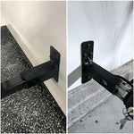 중량 벽걸이 자전거 브래킷 T자형 금속 보관랙 연결 장치, FS-2473