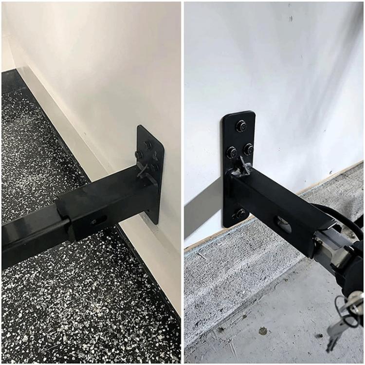 중량 벽걸이 자전거 브래킷 T자형 금속 보관랙 연결 장치, FS-2473