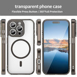 PC 하이브리드 TPU 에어백 충격 방지 MagSafe 휴대폰 케이스, iPhone 15용