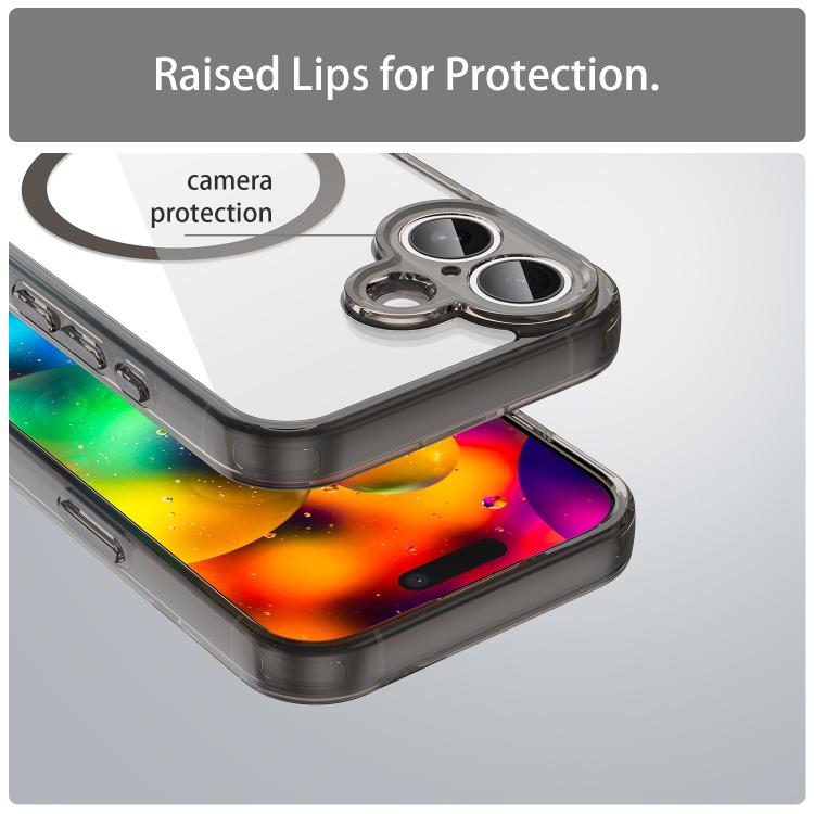 PC 하이브리드 TPU 에어백 충격 방지 MagSafe 휴대폰 케이스, 아이폰 17e / 16e용, 아이폰 17 프로 맥스용, 아이폰 17 프로용, 아이폰 17용, 아이폰 Air용, 아이폰 16 프로 맥스용, 아이폰 16 프로용, 아이폰 16 플러스용, 아이폰 16용, 아이폰 15 프로 맥스용